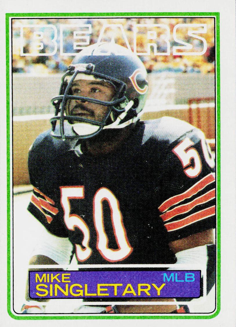1983 Topps Football Mike Singletary #38 RAW Ungraded