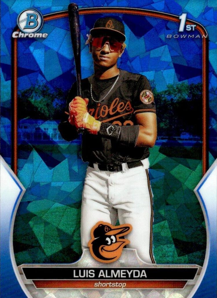 2023 Bowman Chrome Sapphire Baseball Luis Almeyda #BCP-194 PSA 10