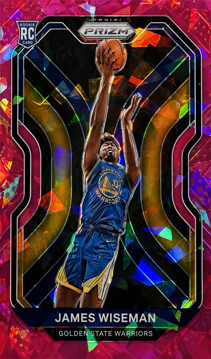 2020 Panini Prizm Basketball Pink Ice James Wiseman #268 PSA 9
