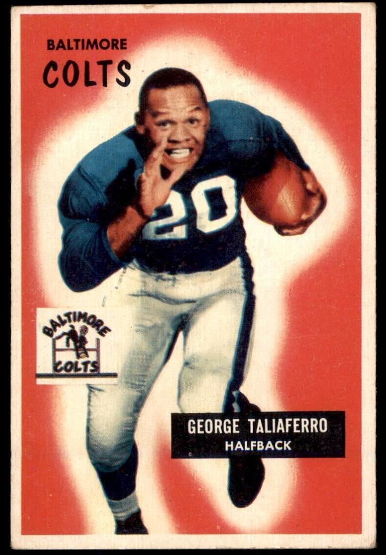 1955 Bowman Football George Taliaferro #97 PSA 6