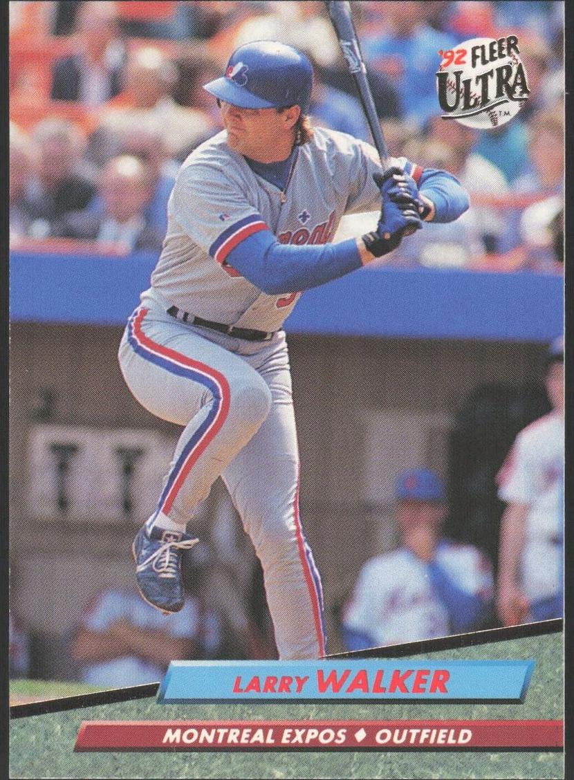 1992 Fleer Ultra Baseball Larry Walker #525