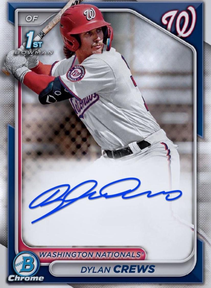 2024 Bowman Chrome Prospects Baseball Dylan Crews #CPA-DC