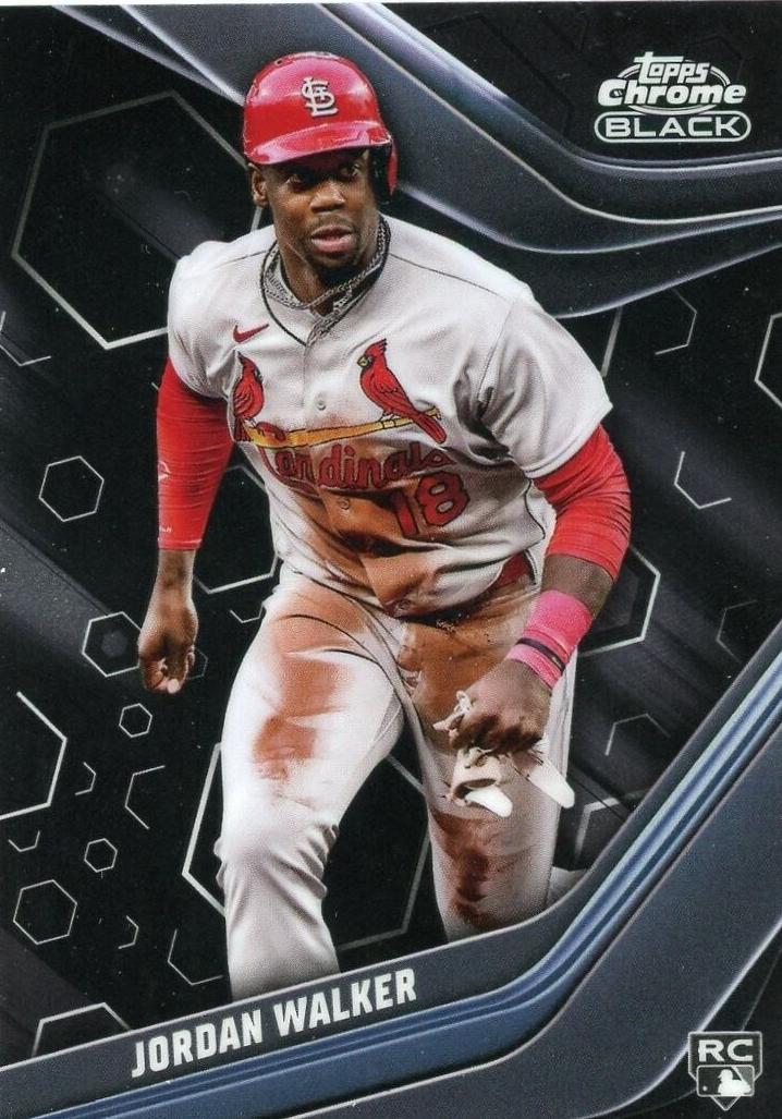 2023 Topps Chrome Black Baseball Jordan Walker #65 PSA 10