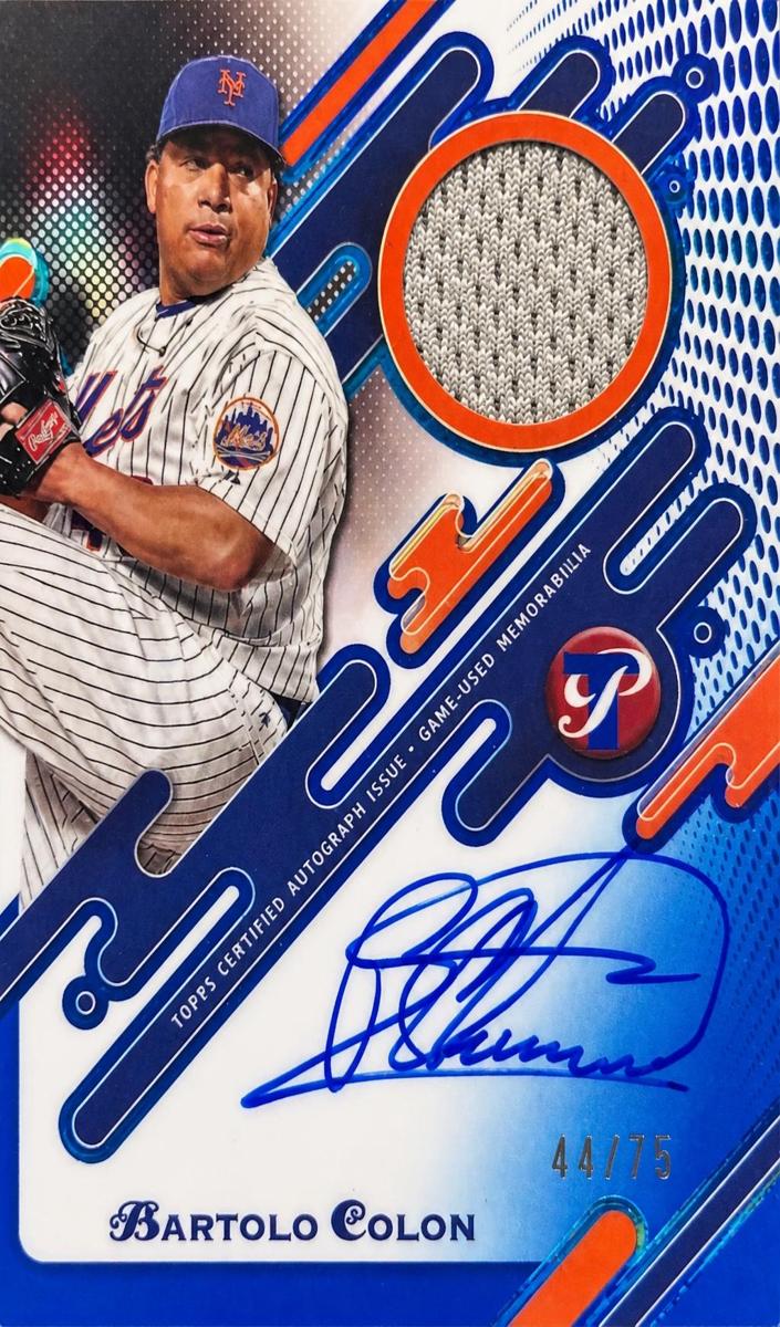 2025 Topps Pristine Baseball Blue Refractor Bartolo Colon #PPAR-BC