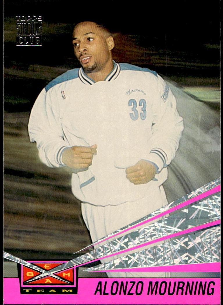 1993 Topps Stadium Club Basketball Alonzo Mourning #10 PSA 9