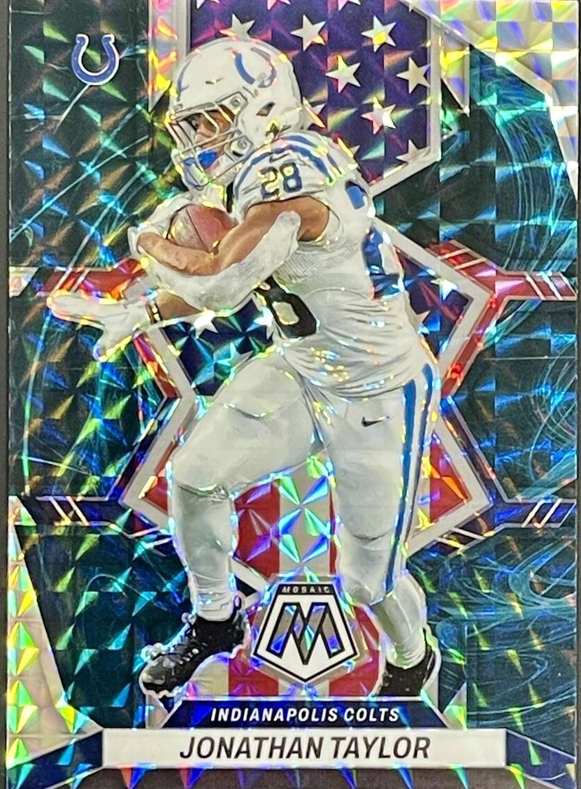 2022 Panini Mosaic Football Genesis Jonathan Taylor #260 PSA 10