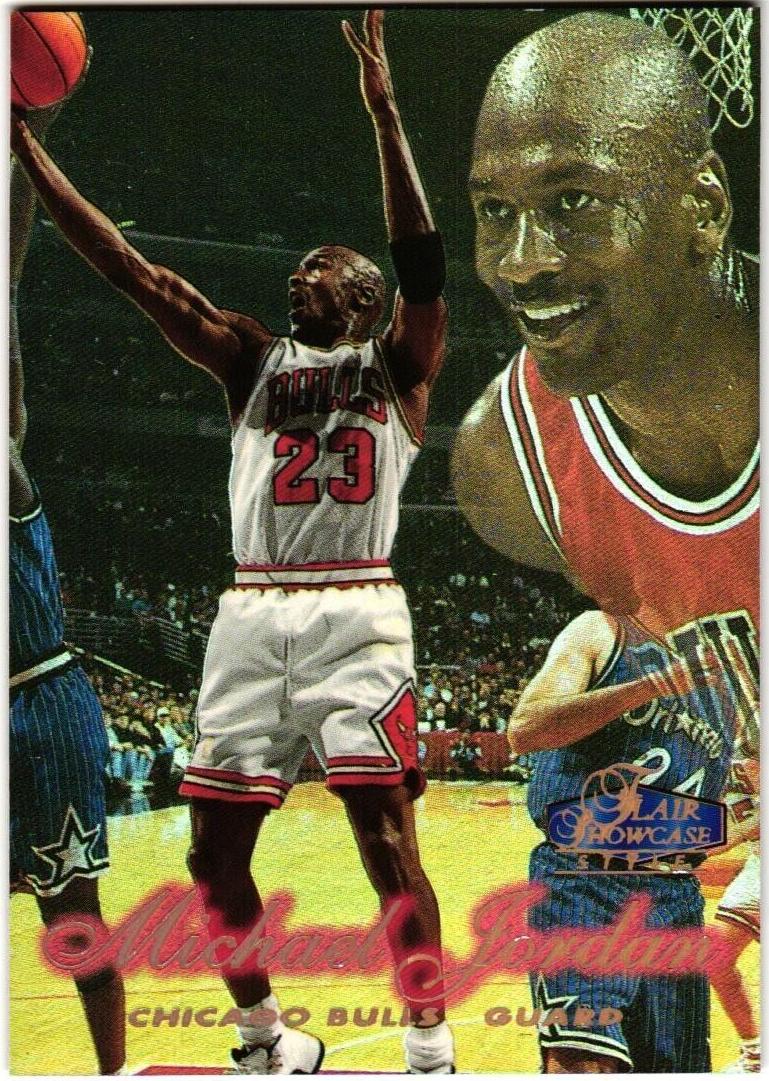 1997 Flair Showcase Basketball Michael Jordan #1