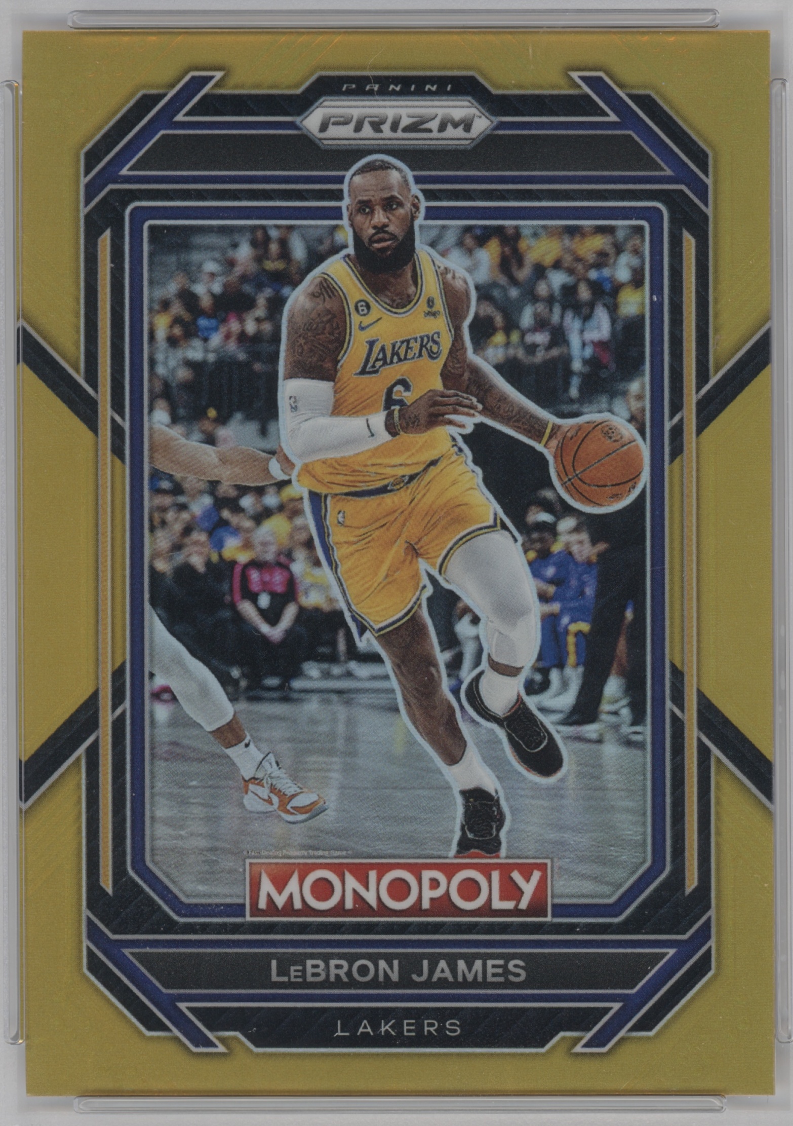 2022 Panini Prizm Monopoly Basketball Gold LeBron James #40