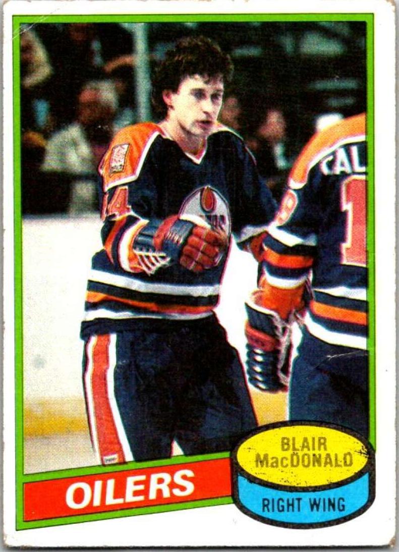 1980 Topps Hockey Blair Macdonald #32 PSA 9