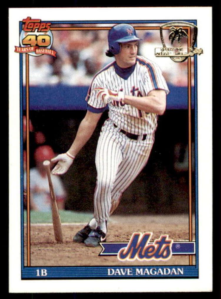 1991 Topps Baseball Dave Magadan #480 PSA 9