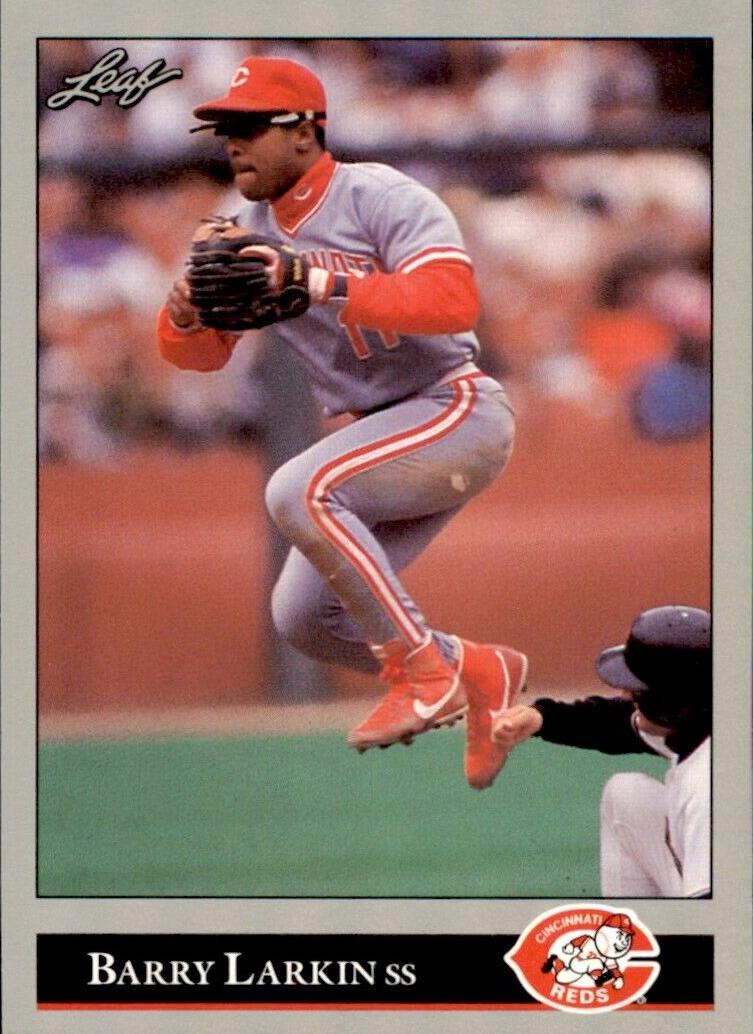 1992 Leaf Baseball Barry Larkin #73