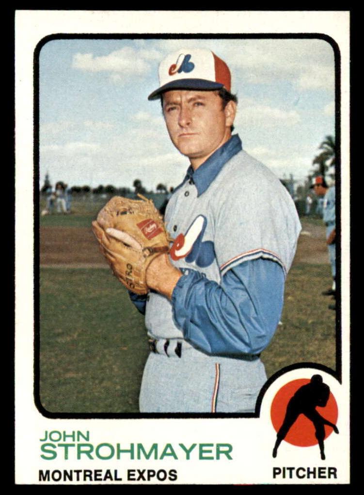 1973 Topps Baseball John Strohmayer #457 PSA 9