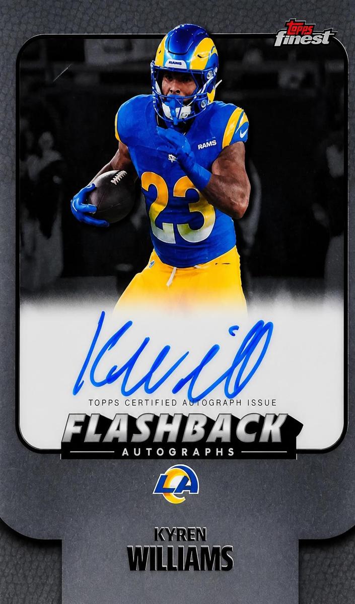 2025 Topps Finest Football Kyren Williams #FBA-KW