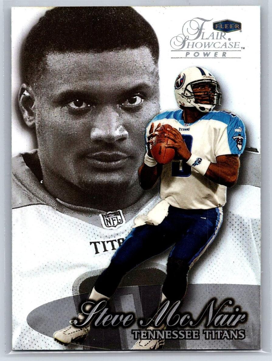 1999 Flair Showcase Football Steve McNair #21