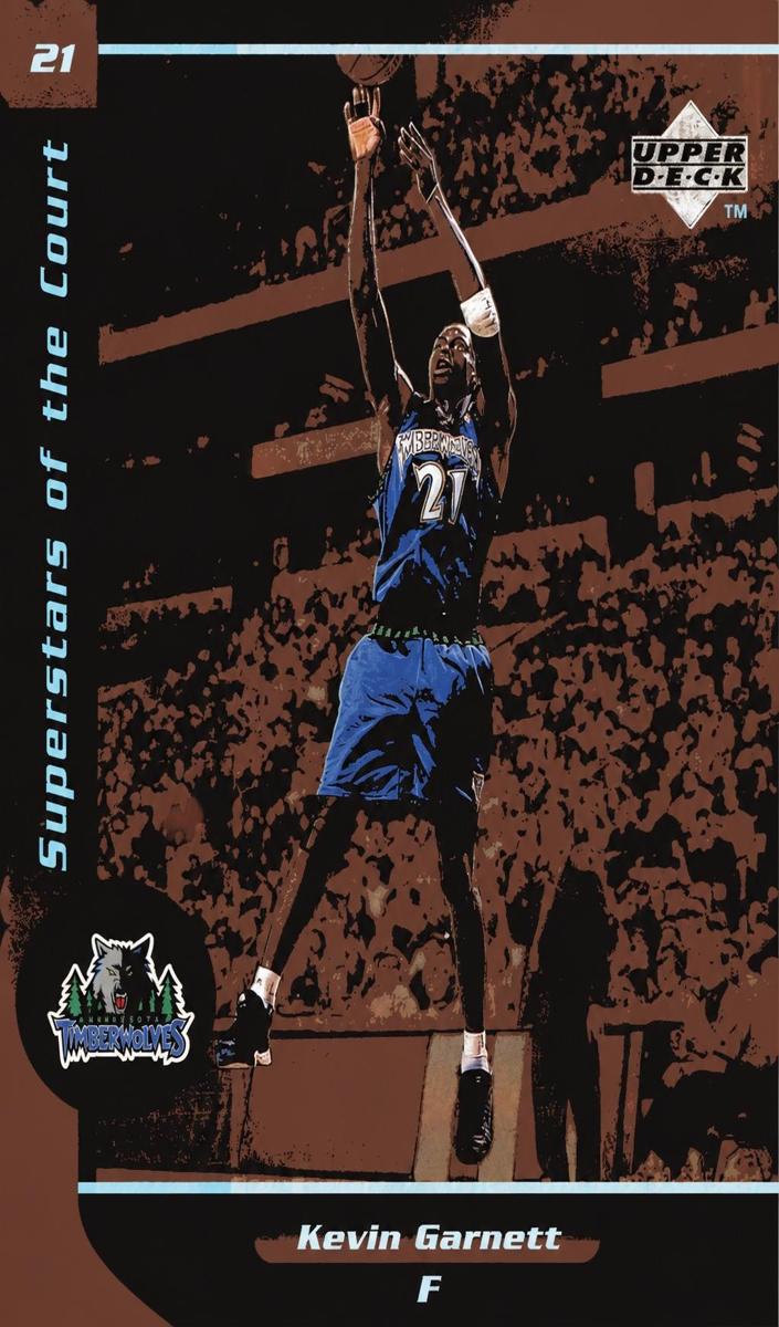 1998 Upper Deck Ovation Basketball Kevin Garnett #C19