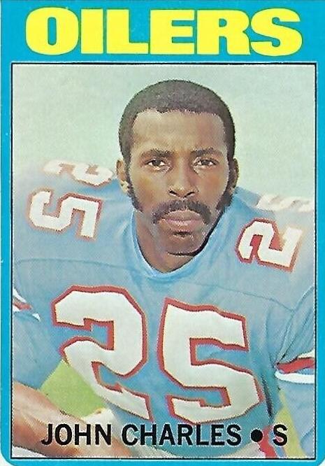 1972 Topps Football John Charles #176 PSA 8