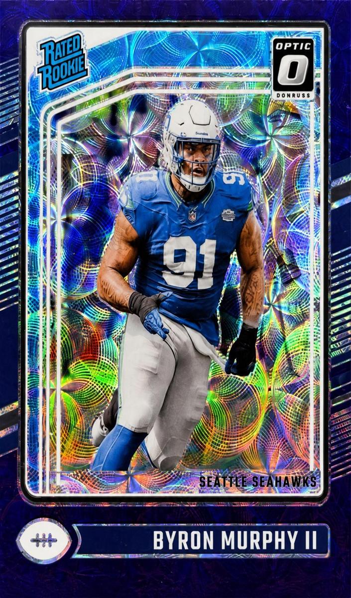 2024 Donruss Optic Football Purple Scope Byron Murphy II #217