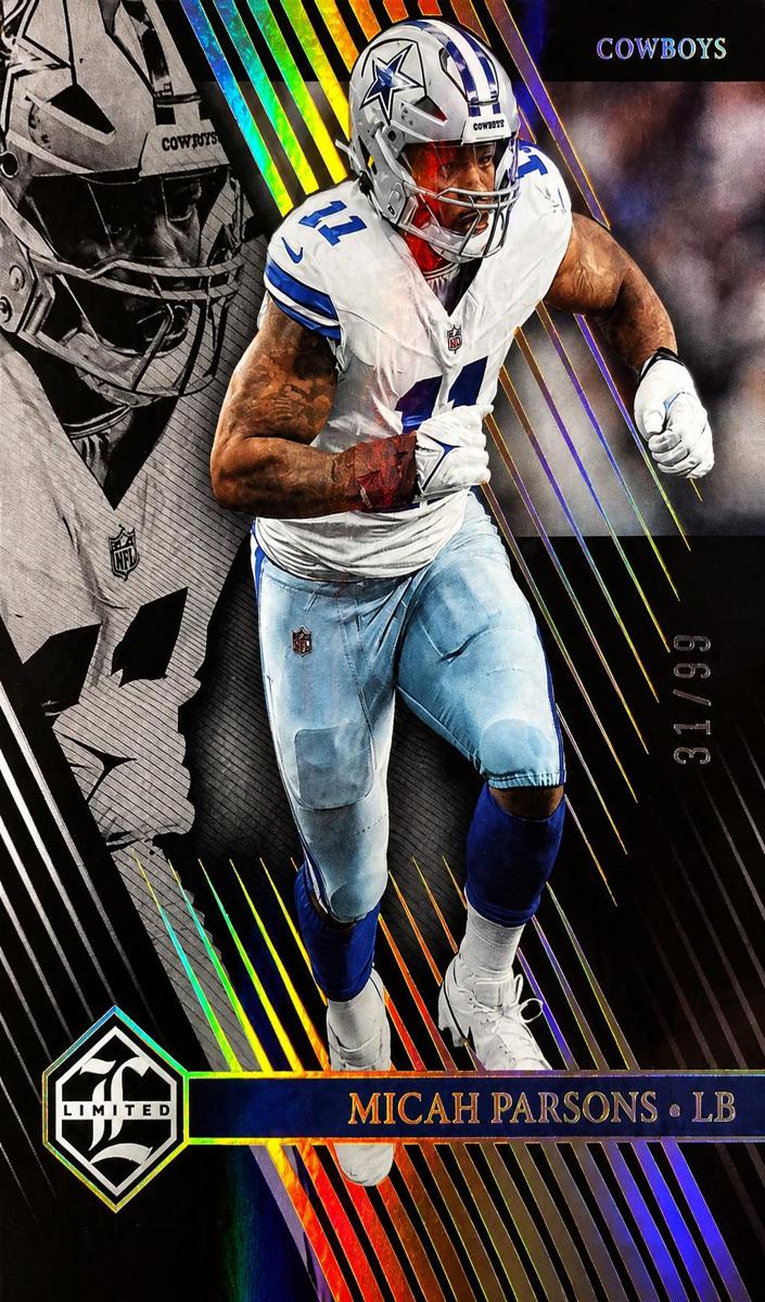 2023 Panini Limited Football Gold Spotlight Micah Parsons #28