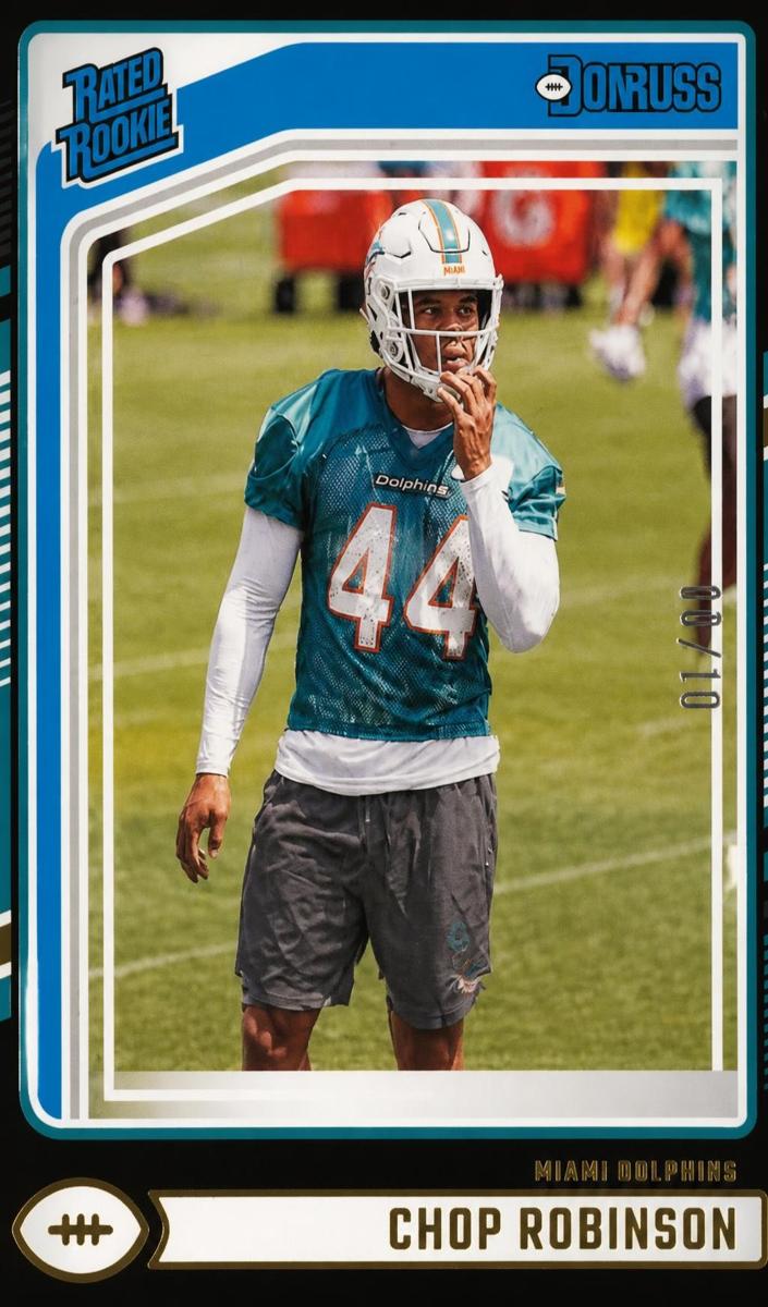 2024 Panini Donruss Football Black Chop Robinson #351