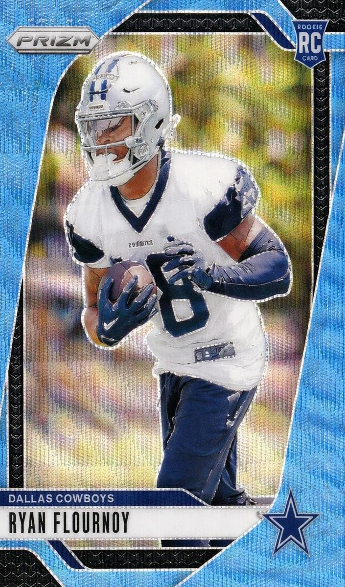 2024 Panini Prizm Football Blue Wave Ryan Flournoy #387