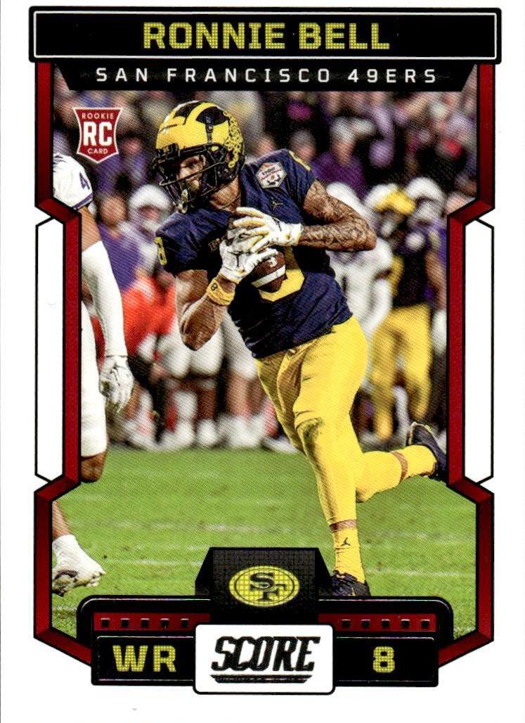 2023 Panini Score Football Ronnie Bell #344 CGC 10