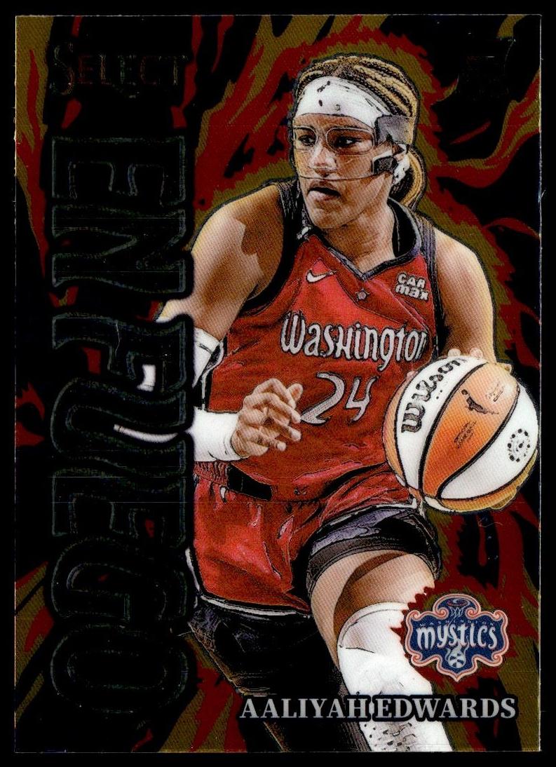 2024 Panini Select WNBA Basketball Aaliyah Edwards #1 PSA 9