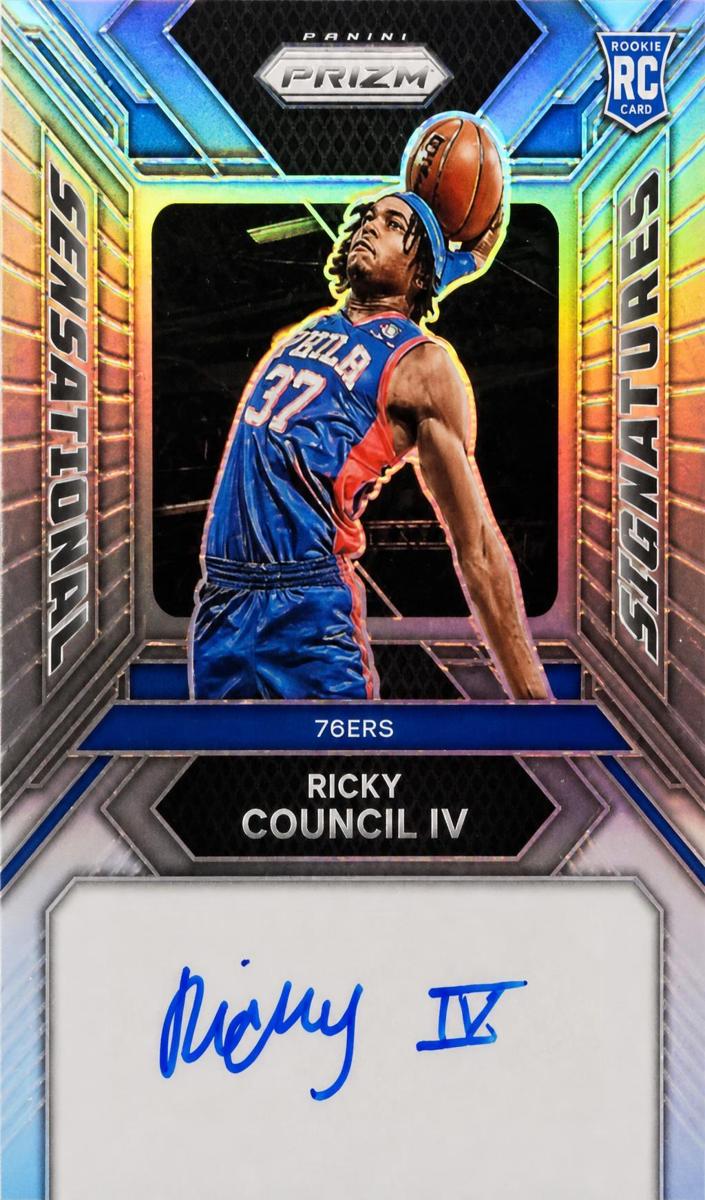 2023 Panini Prizm Basketball Silver Ricky Council IV #SS-FR
