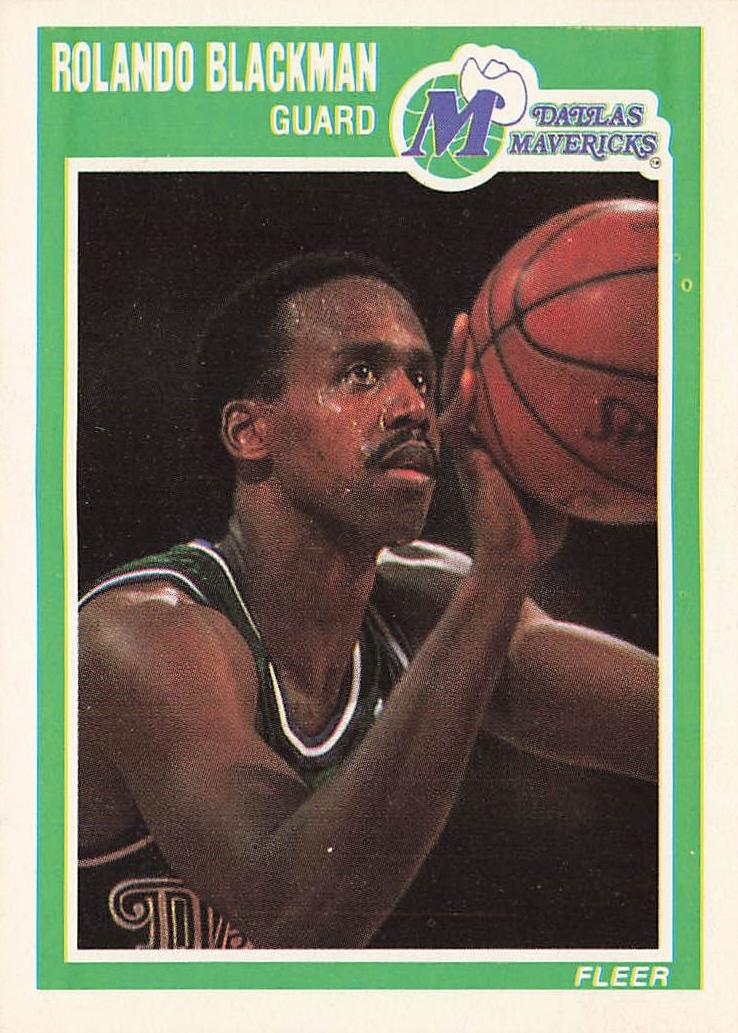 1989 Fleer Basketball Rolando Blackman #32 PSA 9