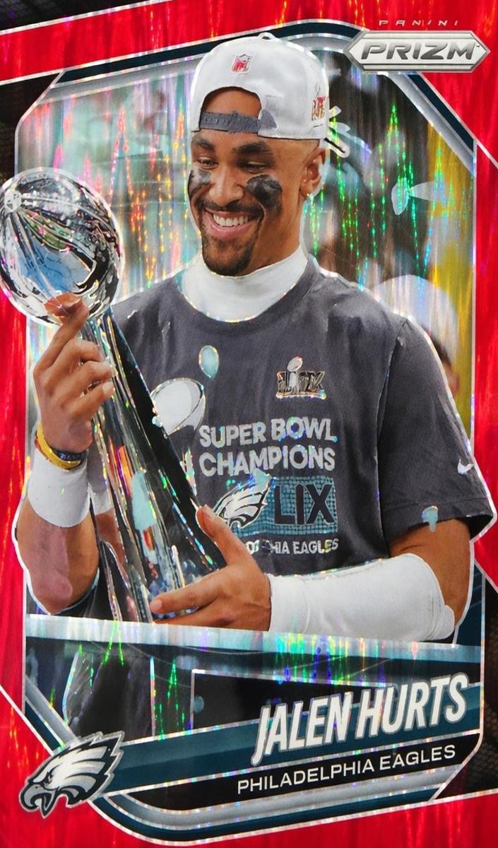 2025 Panini Prizm Football Red Flash Jalen Hurts #228