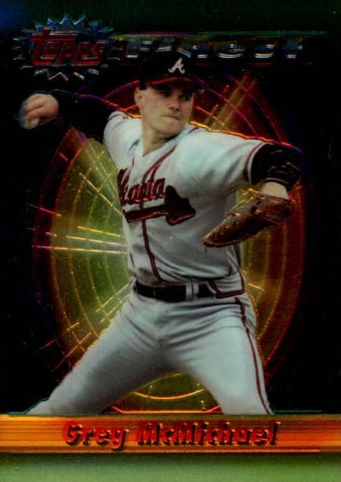 1994 Topps Finest Baseball Greg McMichael #3