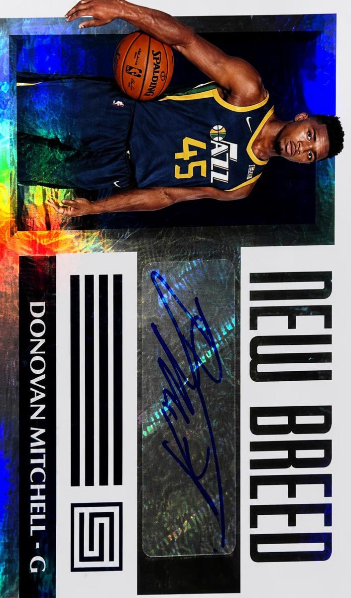 2017 Panini Status Basketball Donovan Mitchell #NB-DML BGS 9