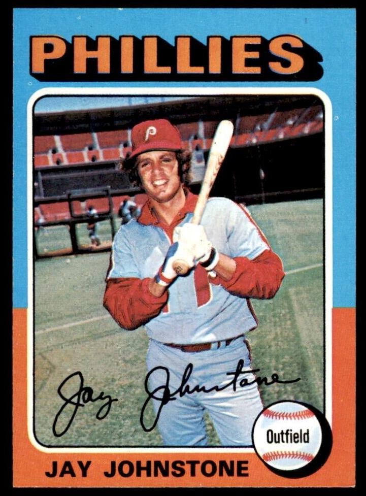 1975 Topps Baseball Jay Johnstone #242