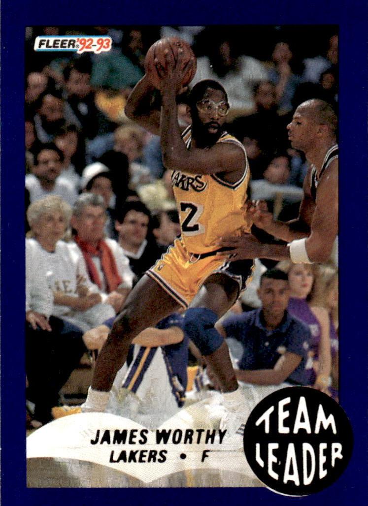 1992 Fleer Basketball James Worthy #13 PSA 10