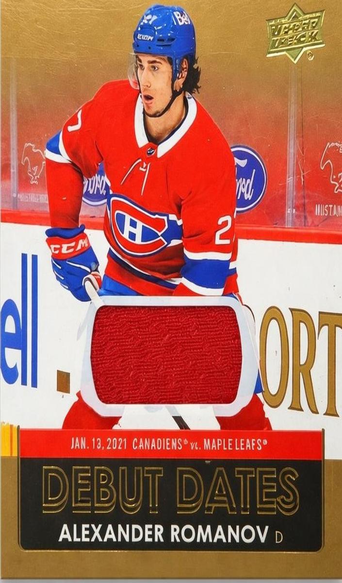 2021 Upper Deck Hockey Alexander Romanov #DD-18