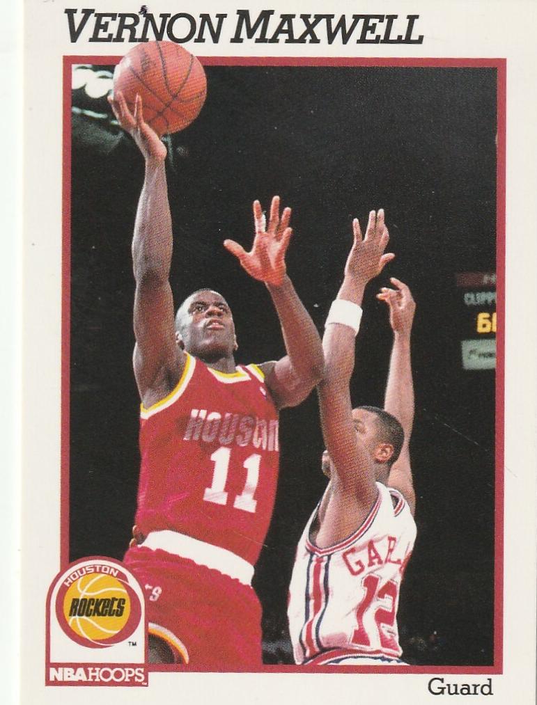 1991 Hoops Basketball Vernon Maxwell #77