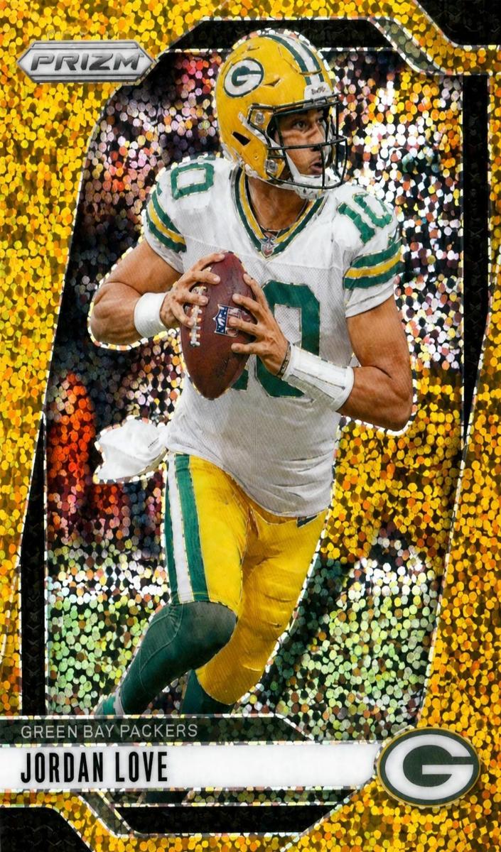 2024 Panini Prizm Football Gold Sparkle Jordan Love #101