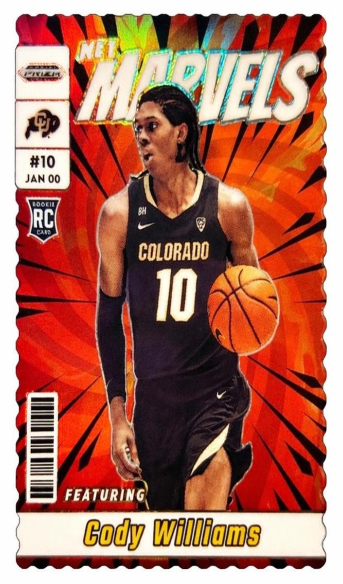 2024 Panini Prizm Draft Picks Basketball Cody Williams #8 PSA 9