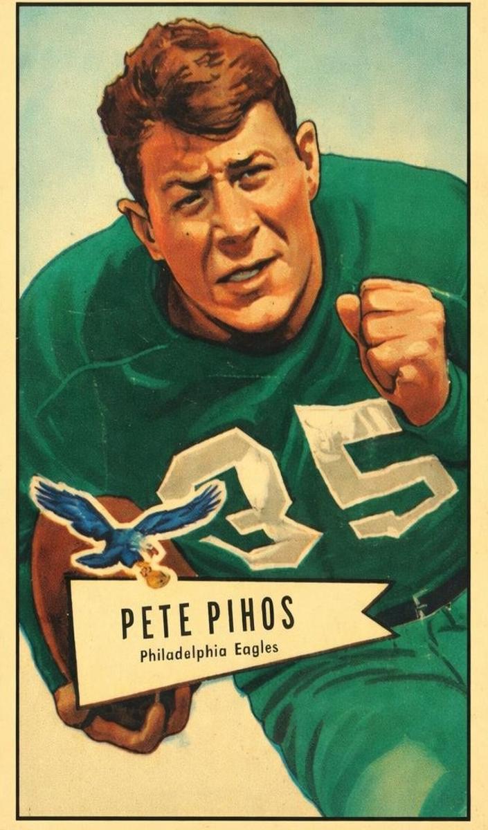 1952 Bowman Large Football Pete Pihos #92