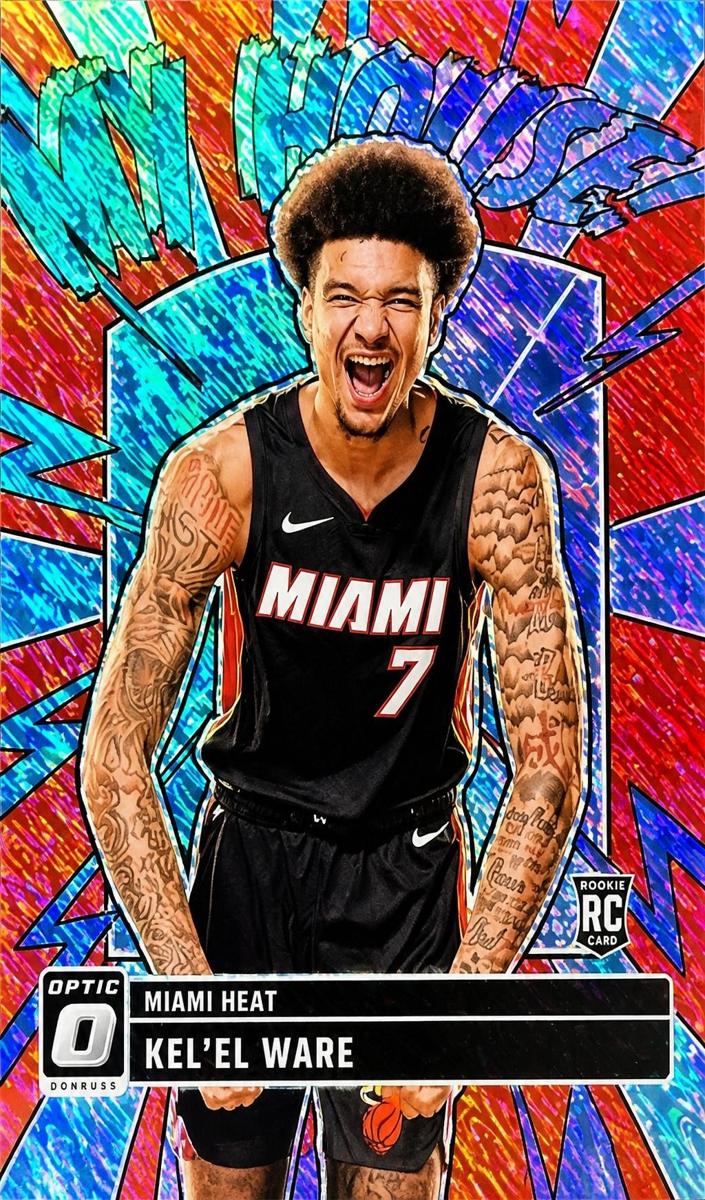 2024 Donruss Optic Basketball Red Shimmer Kel'el Ware #11