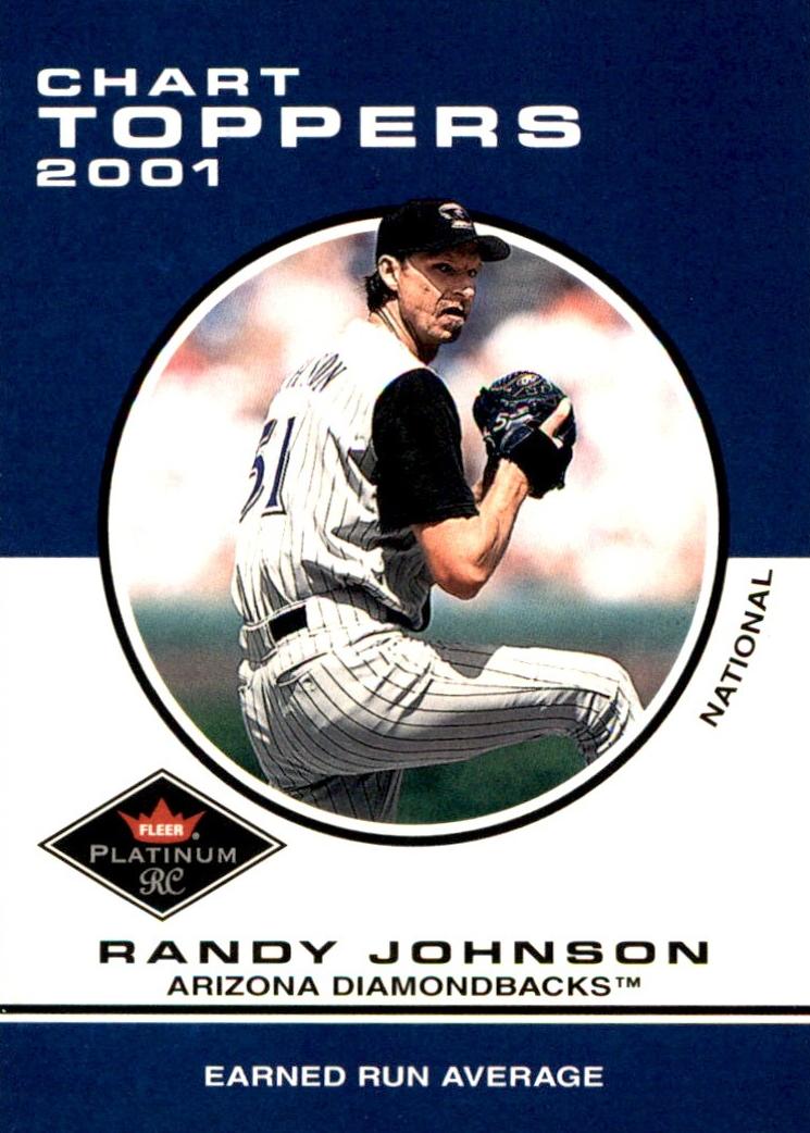 2001 Fleer Platinum Baseball Randy Johnson #408