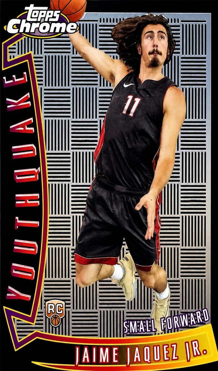 2023 Topps Chrome Basketball Refractor Jaime Jaquez Jr. #YQ-4 PSA 8.5