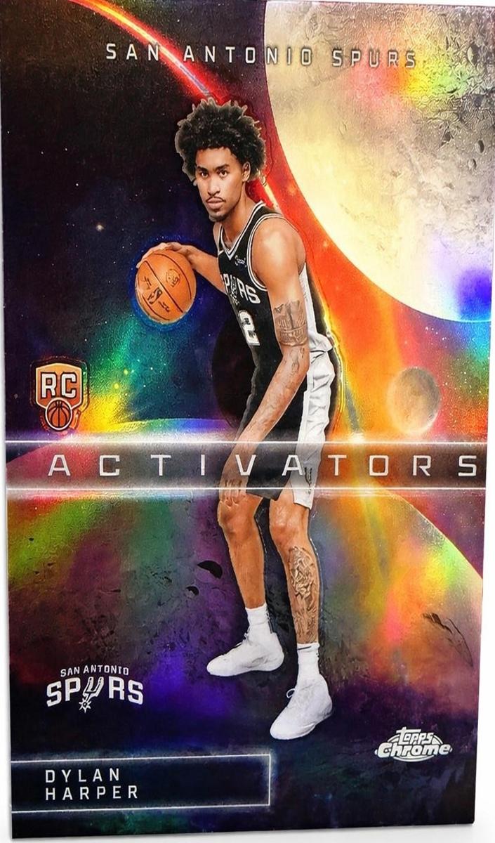 2025 Topps Chrome Basketball Refractor Dylan Harper #AC-12 PSA 9