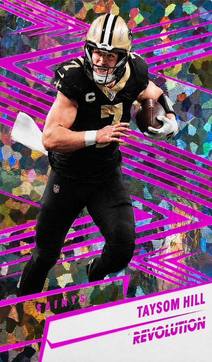 2025 Panini Revolution Football Holo Red Taysom Hill #91
