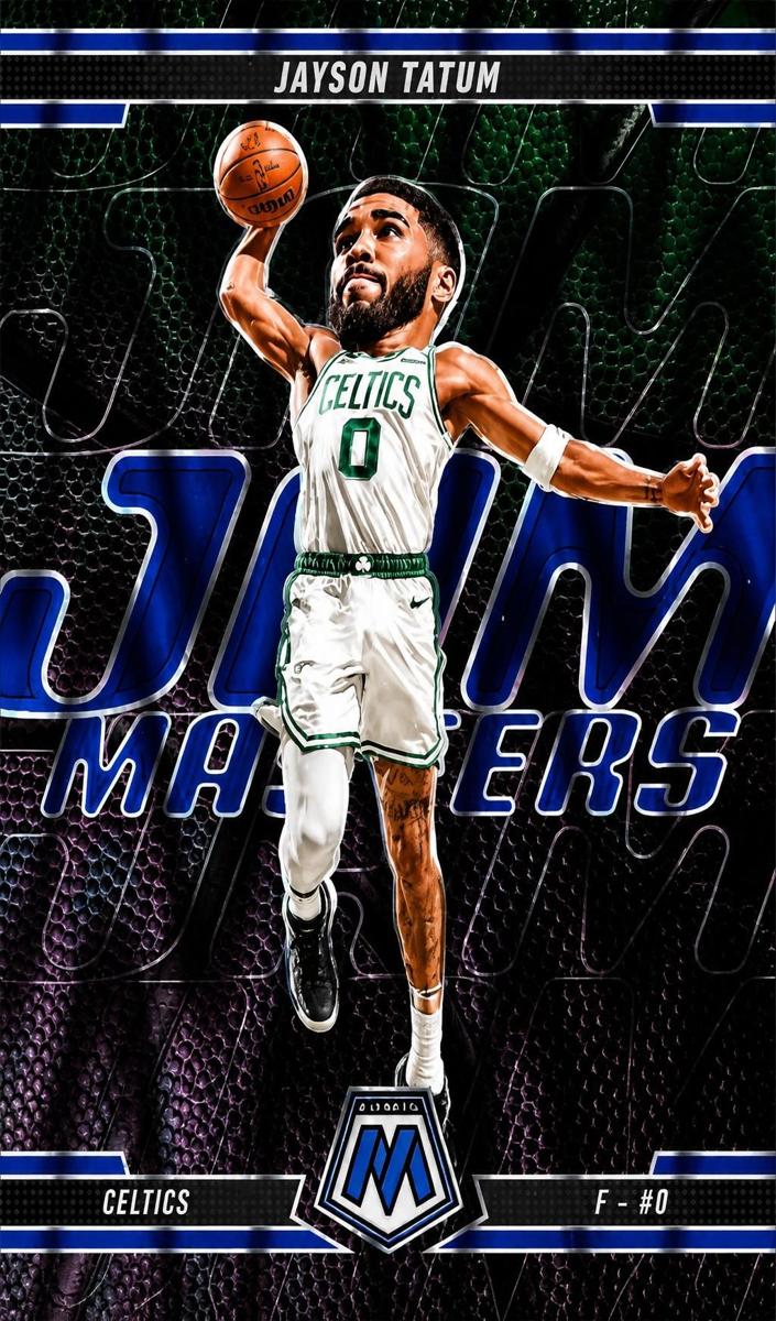2024 Panini Mosaic Basketball Blue Seismic Jayson Tatum #15