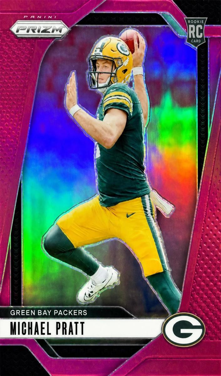 2024 Panini Prizm Football Pink Michael Pratt #379