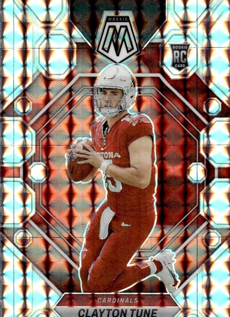 2023 Panini Prizm Football Clayton Tune #302 PSA 8.5