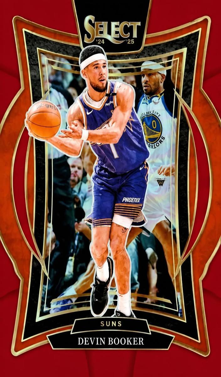 2024 Panini Select Basketball Red Devin Booker #16