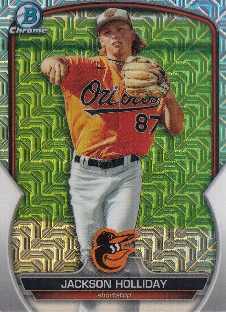 2023 Bowman Chrome Prospects Baseball Refractor Jackson Holliday #BCP-227 PSA 9