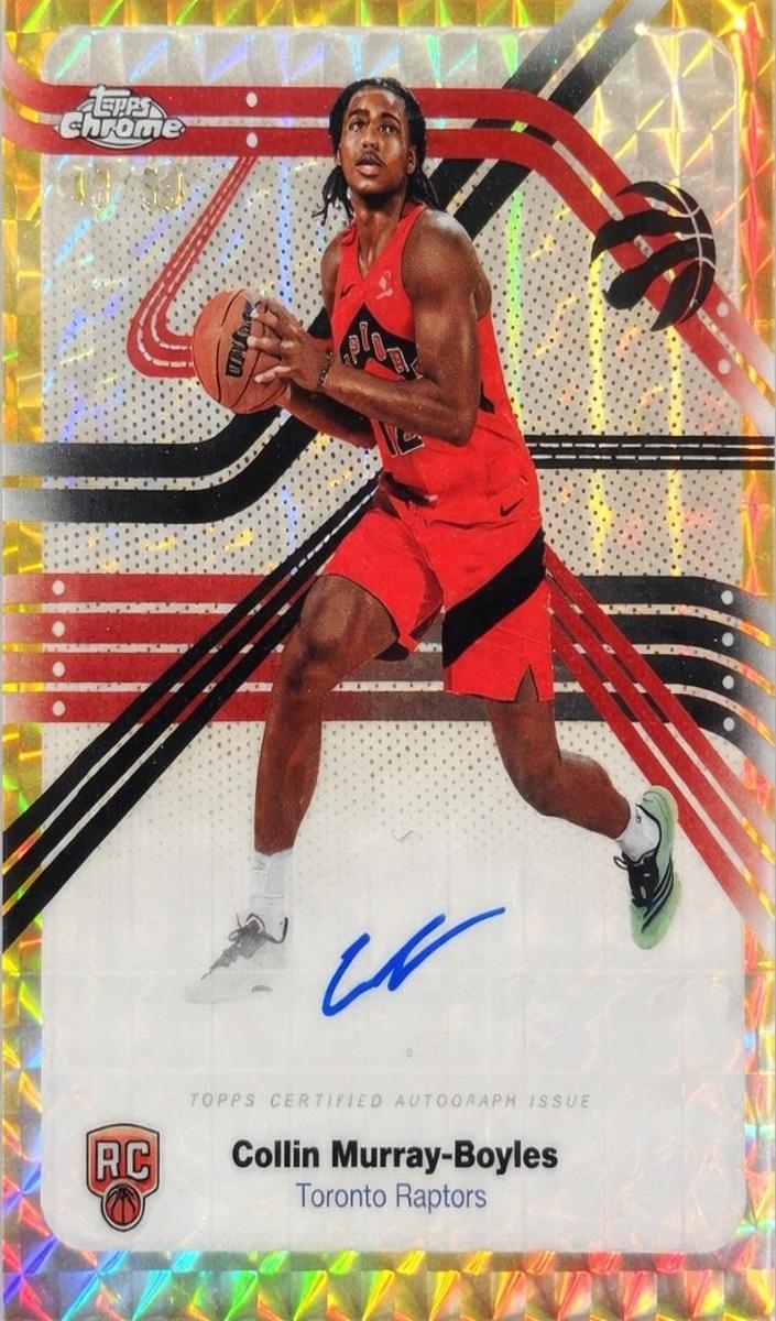 2025 Topps Chrome Basketball Gold Refractor Collin Murray-Boyles #NS-CMB