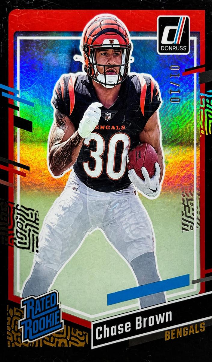 2023 Panini Donruss Football Black Chase Brown #318